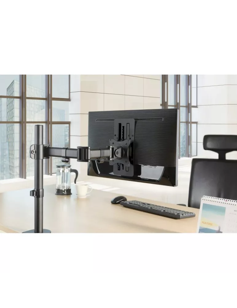 MULTIBRACKETS 7796 VESA extension for table mount Multibrackets VESA Monitor Slider Black 13  - 27  screen Load 8 kg MULTIBRAC