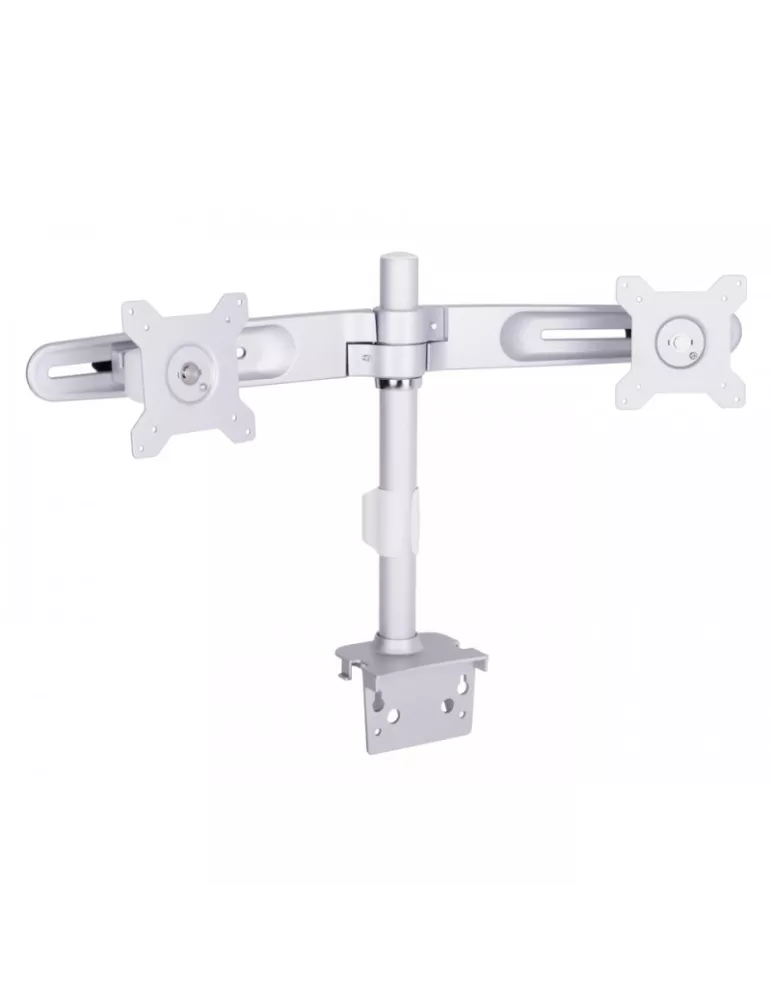 MULTIBRACKETS 4665 Support écran de table Multibrackets Workstation Dual Arm DT - 2 écrans 15"-24" VESA Max 100x100