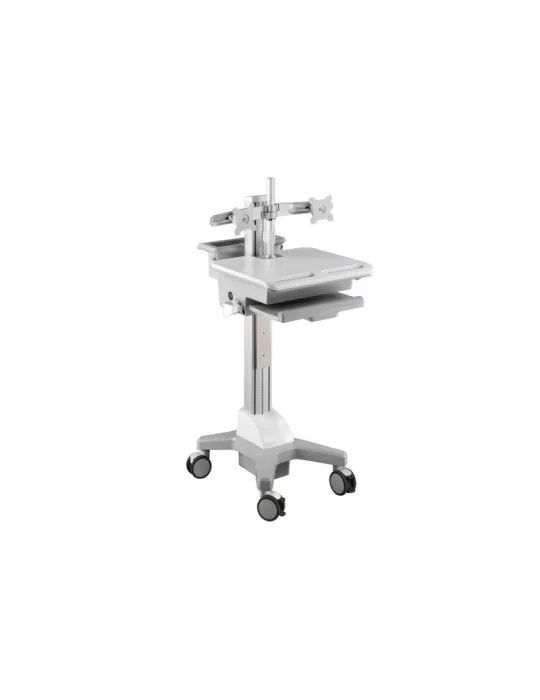 MULTIBRACKETS 4665 Estación de trabajo Multibrackets Doble brazo DT - 2 pantallas 15 -24  VESA Max 100x100 MULTIBRACKETS MUL46