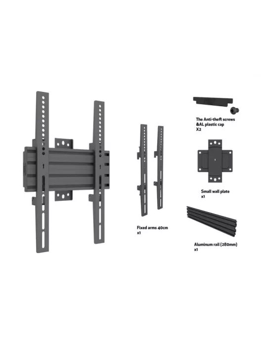 MULTIBRACKETS 8007 Multibrackets Wallmount Pro MBSTH1UP - Pantalla de 40 -100  VESA Máx. 200x400 MULTIBRACKETS MUL8007 | Music