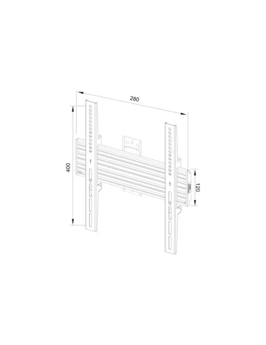 MULTIBRACKETS 8007 Wallmount Multibrackets Wallmount Pro MBSTH1UP - 40 -100  screen VESA Max 200x400 MULTIBRACKETS MUL8007 | M