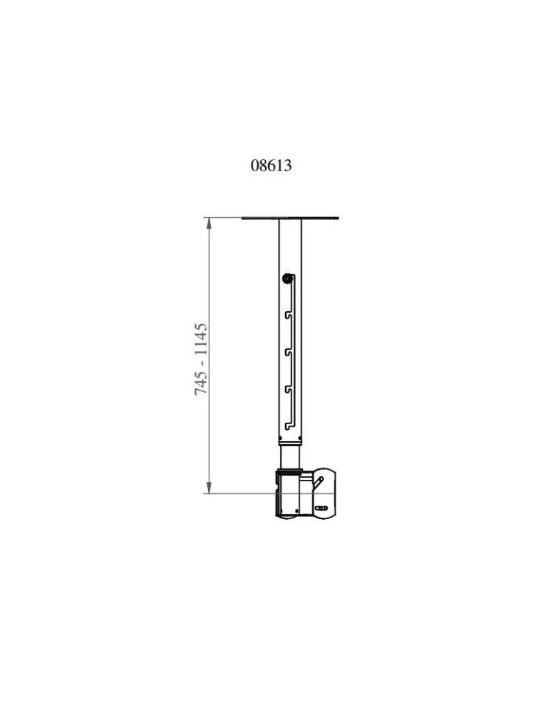EUROMET 08613 Support plafond   Ecran Vesa Max 200x200