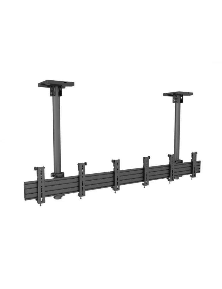 MULTIBRACKETS 5662 Support plafond Menu Board Mount Pro MBC3X1U - 3 écrans 32"- 42" VESA Max 200x200