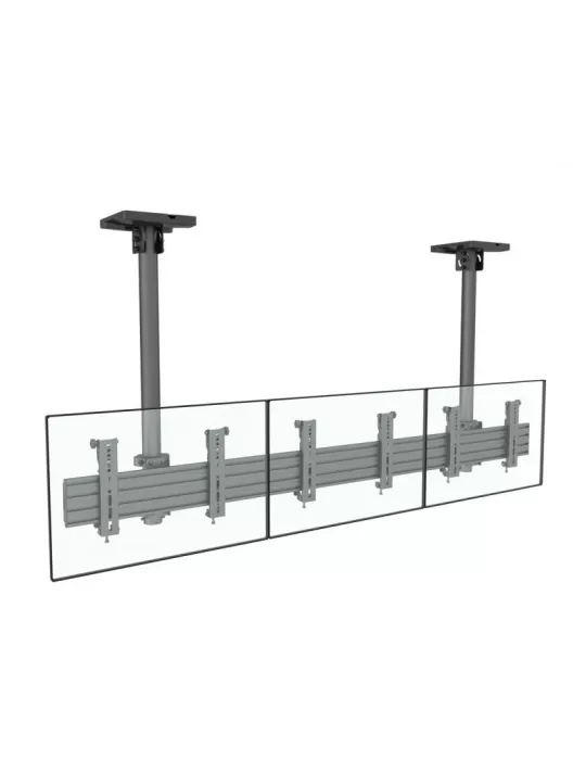 MULTIBRACKETS 5662 Support plafond Menu Board Mount Pro MBC3X1U - 3 écrans 32"- 42" VESA Max 200x200