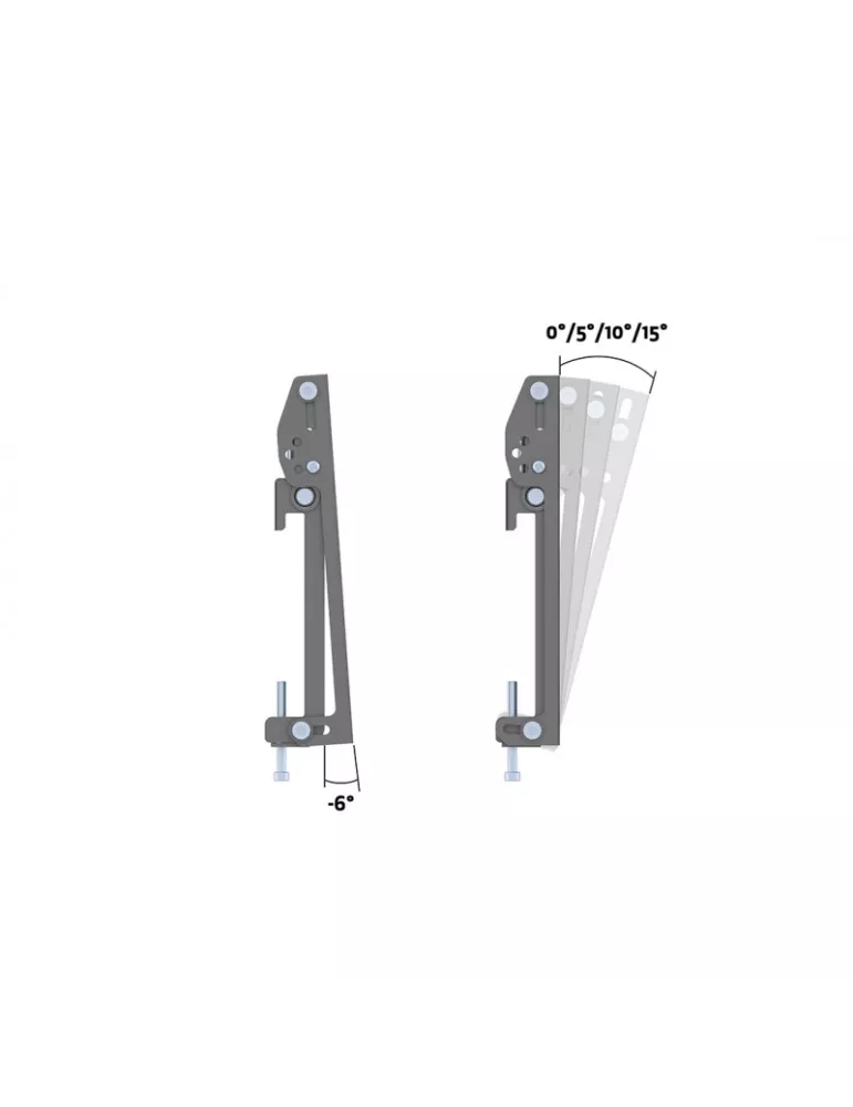 MULTIBRACKETS 6589 Support plafond Multibrackets Ceiling Mount Pro CCTV MBC1U - VESA Max 200