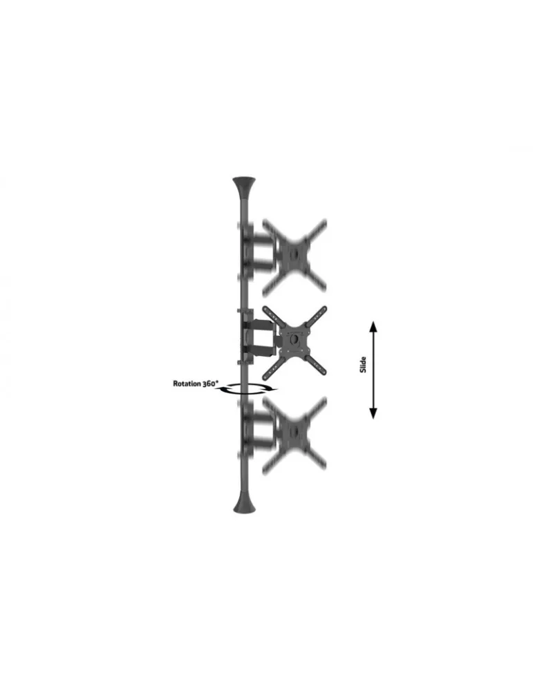 MULTIBRACKETS 6409 Support sol plafond Multibrackets Floor to Ceiling Mount Pro MBFC1F - screen 32 -55  VESA Max 400x400 MULTI
