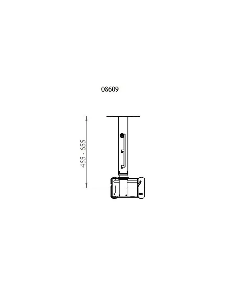 EUROMET 08609 Support plafond   Ecran Vesa Max 200x200