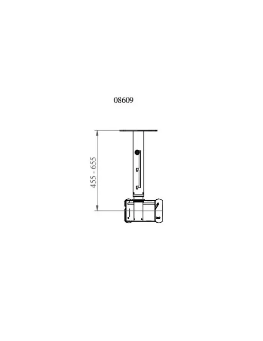 EUROMET 08609 Support plafond   Ecran Vesa Max 200x200