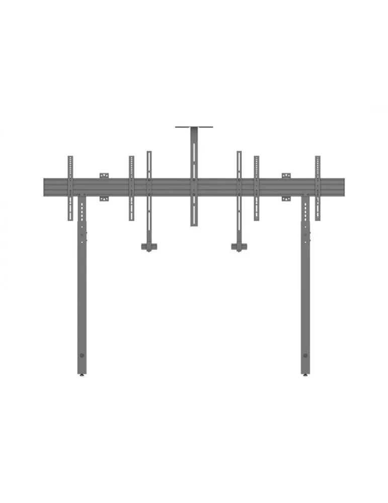 MULTIBRACKETS 3977 Support sol mur avec support caméra Multibrackets Collaboration Side by Side with brackets écran 32 -65   V