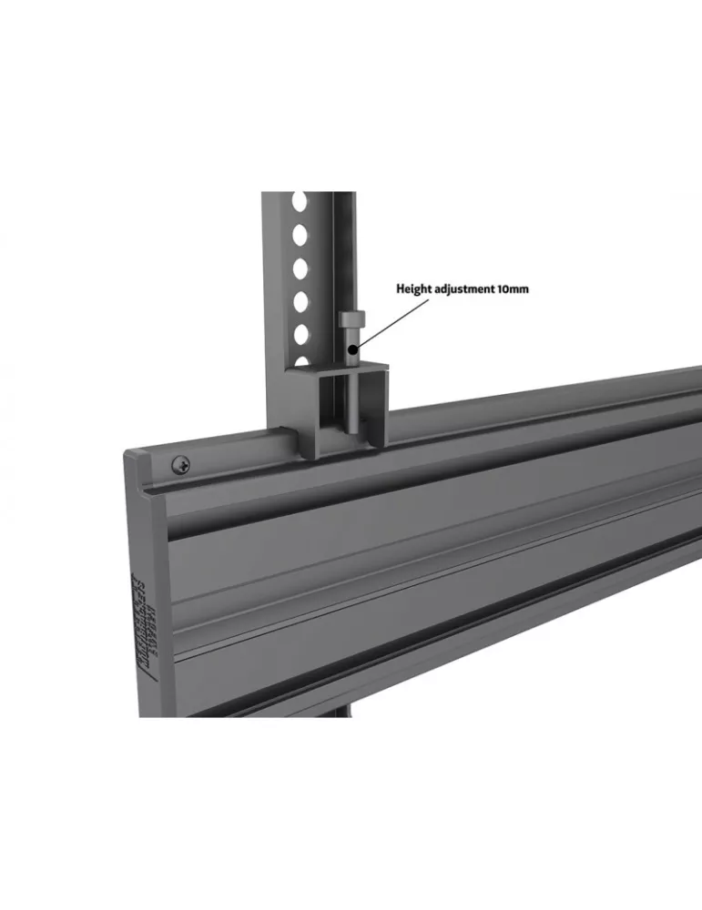 MULTIBRACKETS 3977 Support sol mur avec support caméra Multibrackets Collaboration Side by Side with brackets écran 32 -65   V