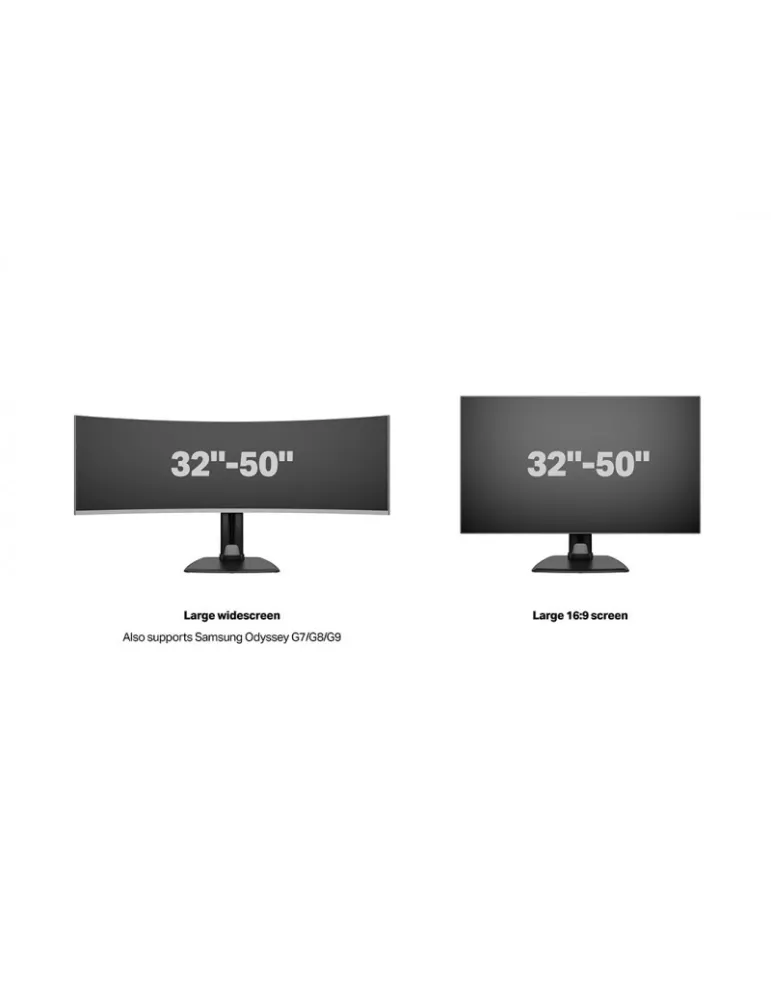 MULTIBRACKETS 3229 Multibrackets Tablestand HD Pantalla panorámica vertical única - Pantalla de 32 -50  VESA Máx. 100x100 MULT