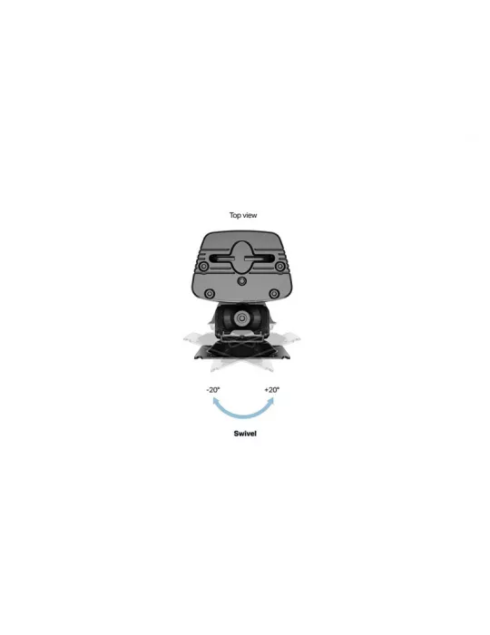 MULTIBRACKETS 3229 Support de table rotatif Multibrackets Tablestand HD Single Vertical Widescreen - écran 32"-50" VESA Max 100