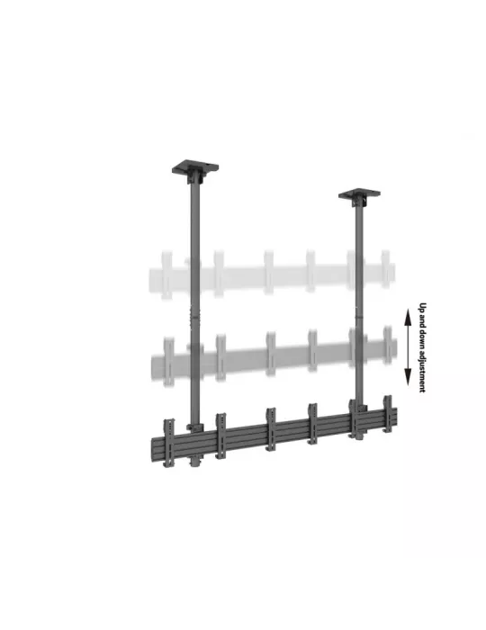 MULTIBRACKETS 2260 Support plafond Menuboard Multibrackets MBC3X1U Ceiling Mount Pro - 3 écrans 27"- 32" VESA Max 200x200