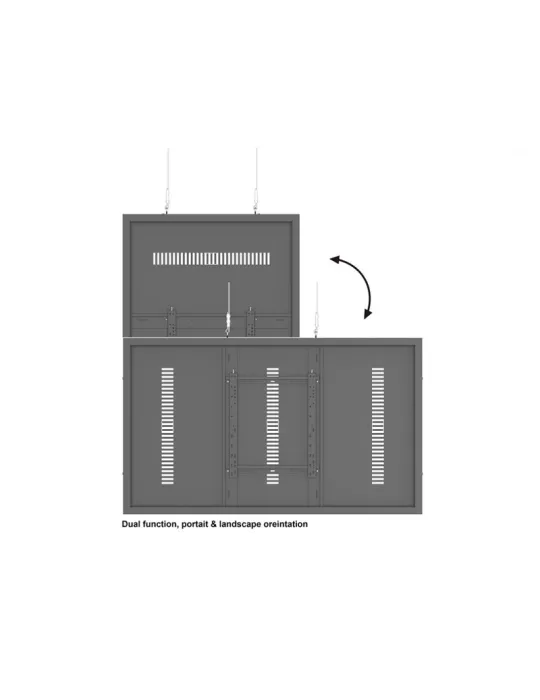 MULTIBRACKETS 3717 Caisson avec Elingues Caja Multibrackets 65  Wire Medium Negro MULTIBRACKETS MUL3717 | MusicGoodDeal