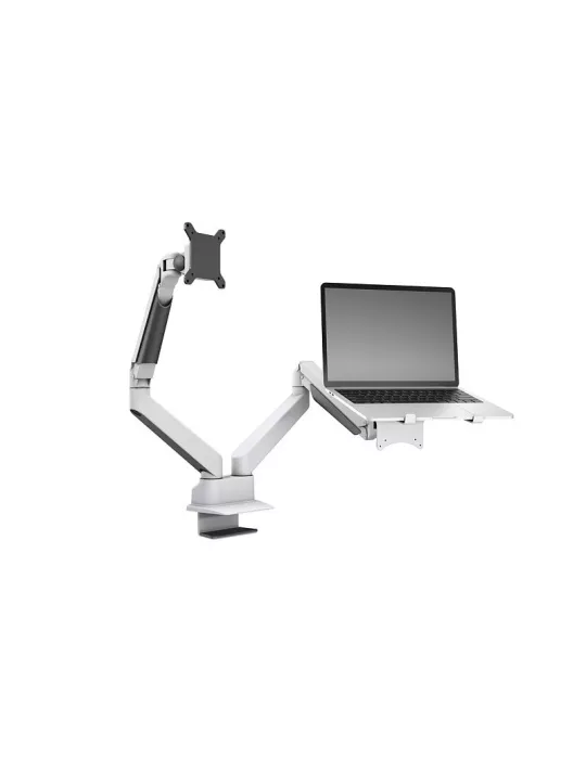 MULTIBRACKETS 1898 Tischständer mit Computerhalterung Multibrackets Gas Lift Arm Dual Arm w. Laptop Holder - Bildschirm 15 - 3