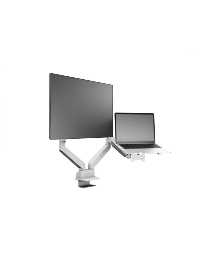 MULTIBRACKETS 1898 Tischständer mit Computerhalterung Multibrackets Gas Lift Arm Dual Arm w. Laptop Holder - Bildschirm 15 - 3