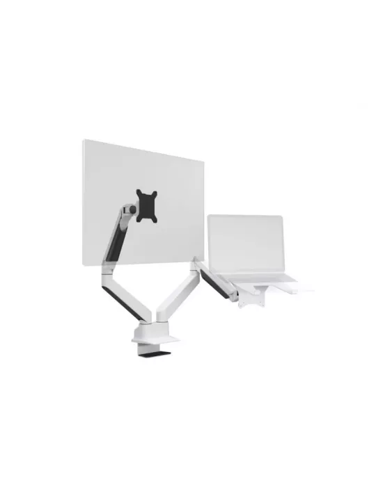 MULTIBRACKETS 1898 Support de table avec support ordinateur Multibrackets Gas Lift Arm Dual Arm w. Laptop Holder - écran 15"- 3