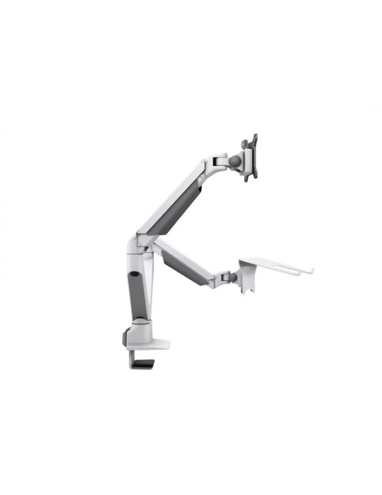 MULTIBRACKETS 1898 Support de table avec support ordinateur Multibrackets Gas Lift Arm Dual Arm w. Laptop Holder - écran 15"- 3