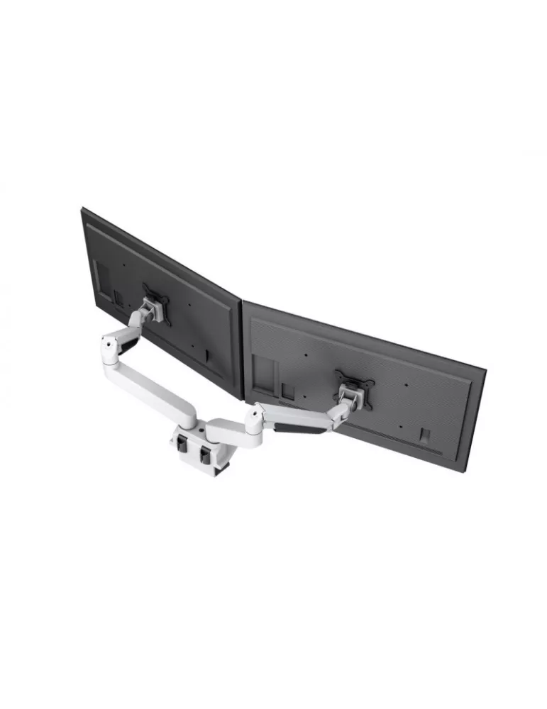 MULTIBRACKETS 1898 Support de table avec support ordinateur Multibrackets Gas Lift Arm Dual Arm w. Laptop Holder - écran 15"- 3