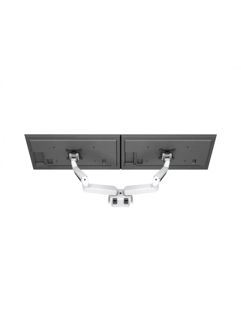MULTIBRACKETS 1898 Support de table avec support ordinateur Multibrackets Gas Lift Arm Dual Arm w. Laptop Holder - écran 15"- 3