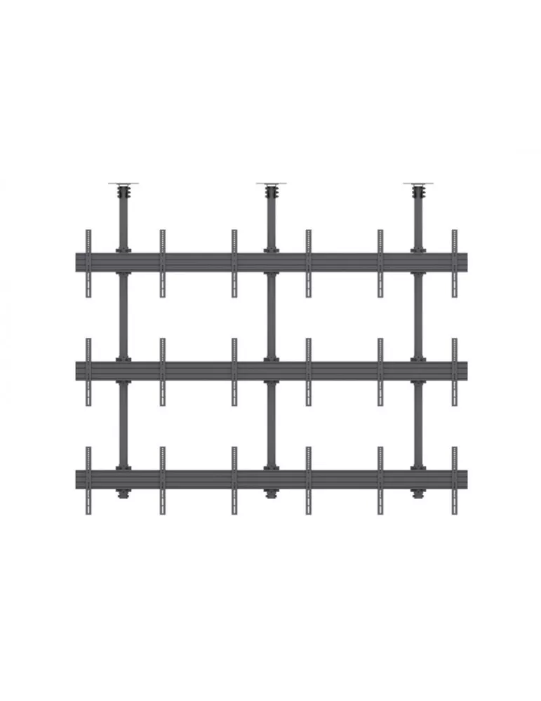 MULTIBRACKETS 3613 Support plafond Multibrackets MBC3X3U2 Ceiling Mount Pro - 18 écrans 40"-65" VESA Max 600x400
