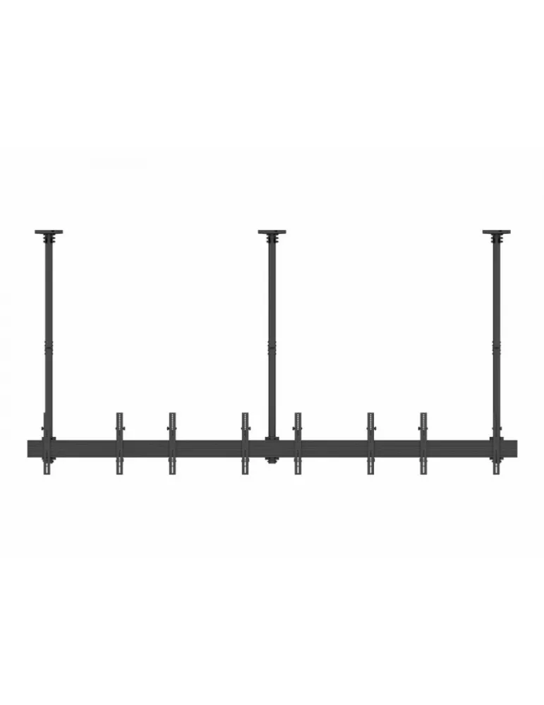 MULTIBRACKETS 3484 Support plafond Multibrackets MBC4X1U Ceiling Mount Pro - 4 écrans 40"-65" VESA Max 600x400
