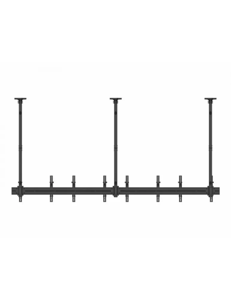 MULTIBRACKETS 3484 Support plafond Multibrackets MBC4X1U Ceiling Mount Pro - 4 écrans 40"-65" VESA Max 600x400