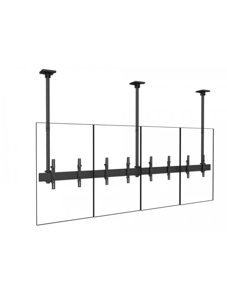 MULTIBRACKETS 3484 Deckenhalterung Multibrackets MBC4X1U Ceiling Mount Pro - 4 Monitore 40 -65  VESA Max 600x400 MULTIBRACKETS