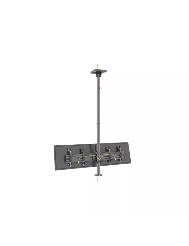 MULTIBRACKETS 6602 Support plafond Multibrackets Ceiling Mount Pro CCTV MBC2X1U - 2 écrans VESA Max 200