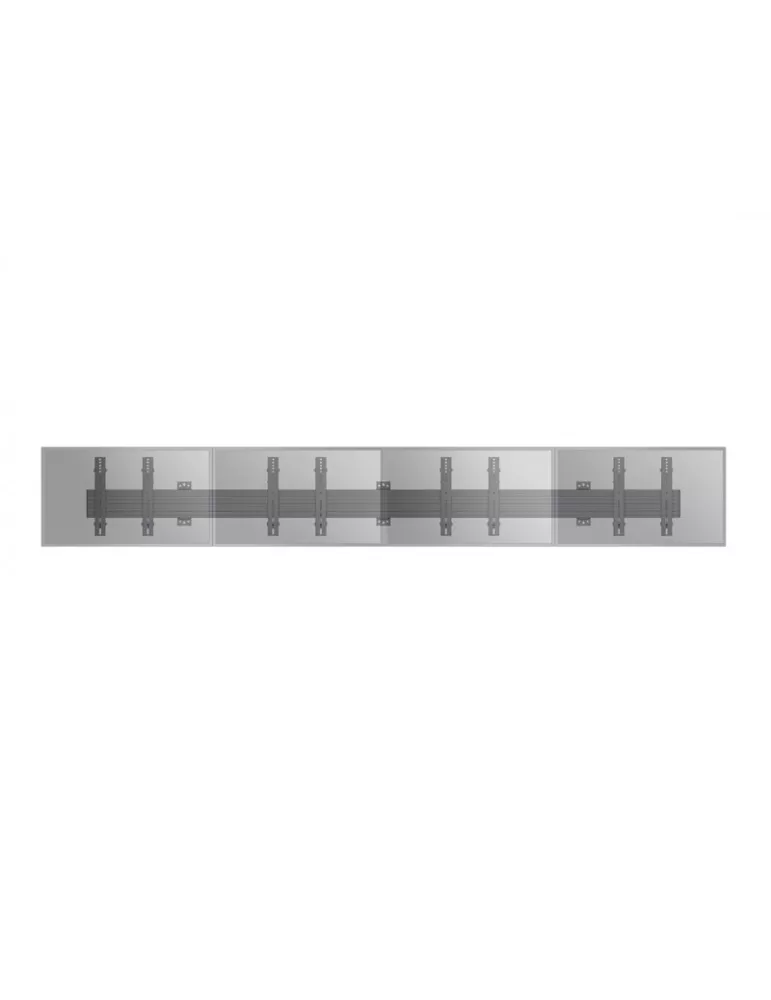 MULTIBRACKETS 6046 Support mural Multibrackets Menu Board Wall Mount Pro MBW4X1U - 4 écrans 32"-50" VESA Max 300x300