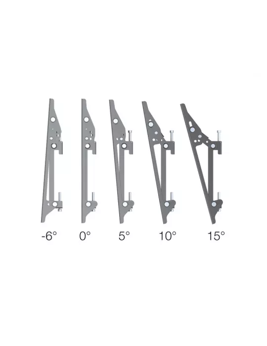 MULTIBRACKETS 6046 Support mural Multibrackets Menu Board Wall Mount Pro MBW4X1U - 4 écrans 32"-50" VESA Max 300x300