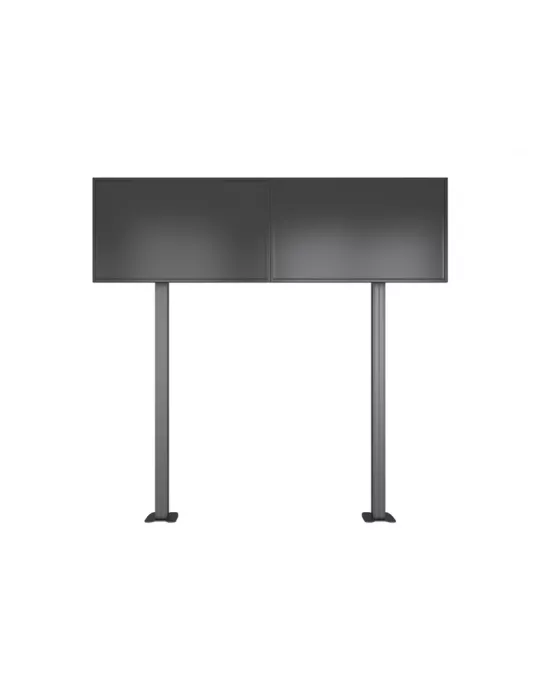 MULTIBRACKETS 3397 Support sol a fixer Multibrackets Floormount Column Pro 2x1 MBFM2x1U 180 - 2 écrans 32-65" VESA Max 400x400