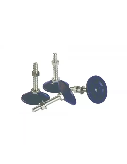 EDBAK WWTRRF1CB Juego de 4 pies giratorios RF1 con soporte de goma EDBAK EDBWWTRRF1CB | MusicGoodDeal