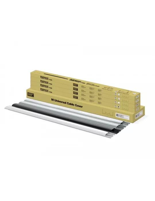 MULTIBRACKETS 3855 Cubrecables Multibrackets Super Slim Negro - 75mm A - 1100mm L MULTIBRACKETS MUL3855 | MusicGoodDeal