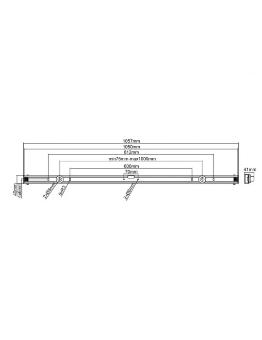 MULTIBRACKETS 1004 Universal-Wandhalterung Multibrackets Größe L - Querformat 65  - 85  oder Hochformat 55  -75 . MULTIBRACKET