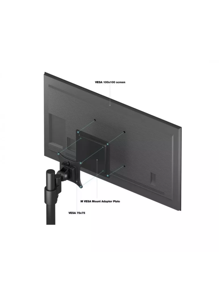 MULTIBRACKETS 2888 Plaque extension adaptateur VESA Multibrackets VESA Mount Adapter Plate Vesa Max 100x100