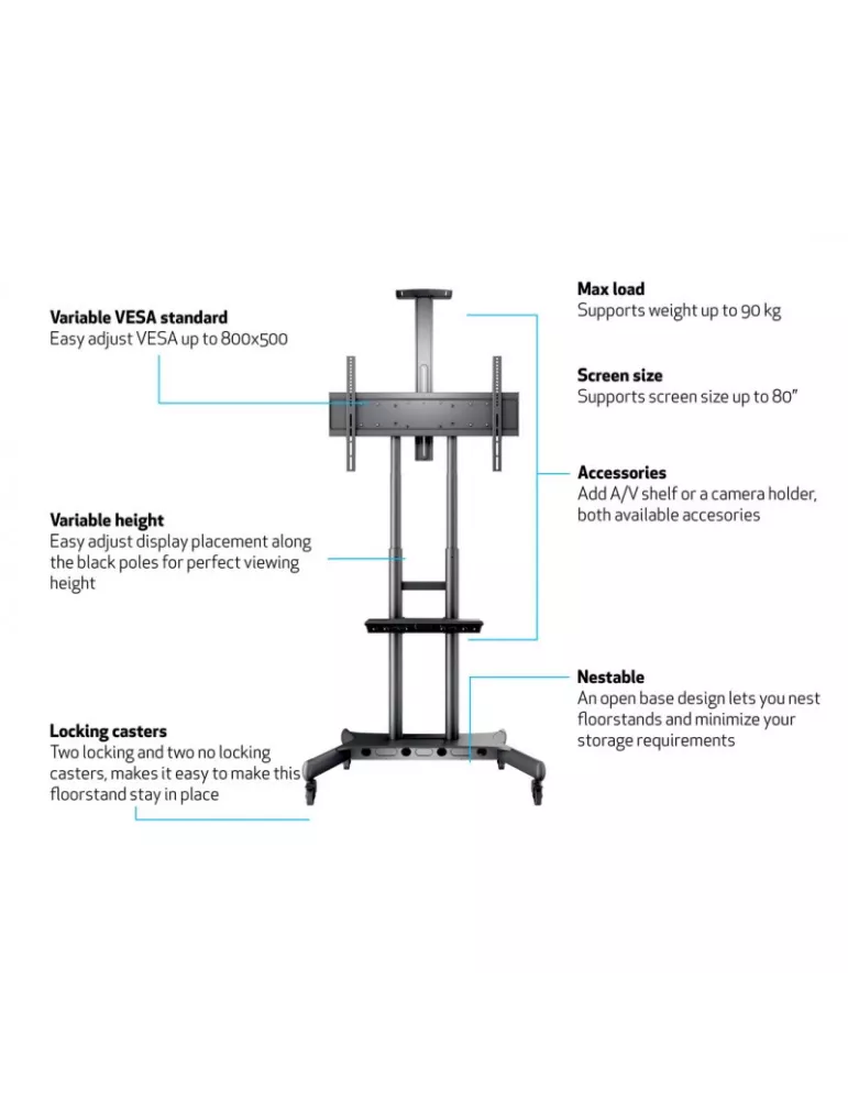 MULTIBRACKETS 2871 VESA Extension Kit Basic 180 VESA 400x600 REF  MULTIBRACKETS MUL2871 | MusicGoodDeal