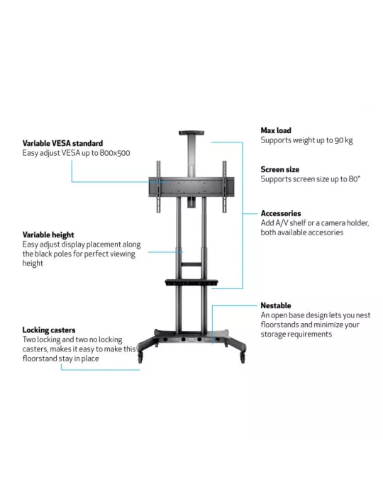 MULTIBRACKETS 2871 VESA Extension Kit Basic 180 VESA 400x600 REF  MULTIBRACKETS MUL2871 | MusicGoodDeal