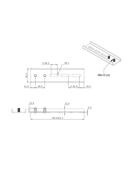 MULTIBRACKETS 2871 VESA Extension Kit Basic 180 VESA 400x600 REF  MULTIBRACKETS MUL2871 | MusicGoodDeal
