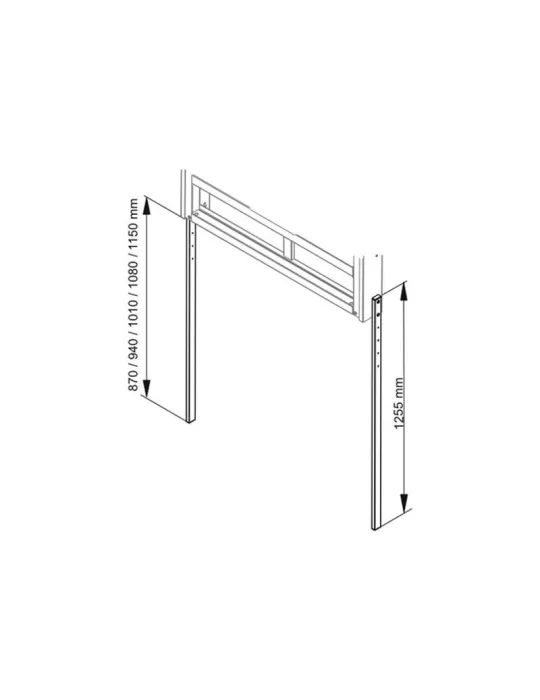 MULTIBRACKETS 2982 Barres d'extension réglable Multibrackets Leg Extensions Motorized Mount 870-1150 HD