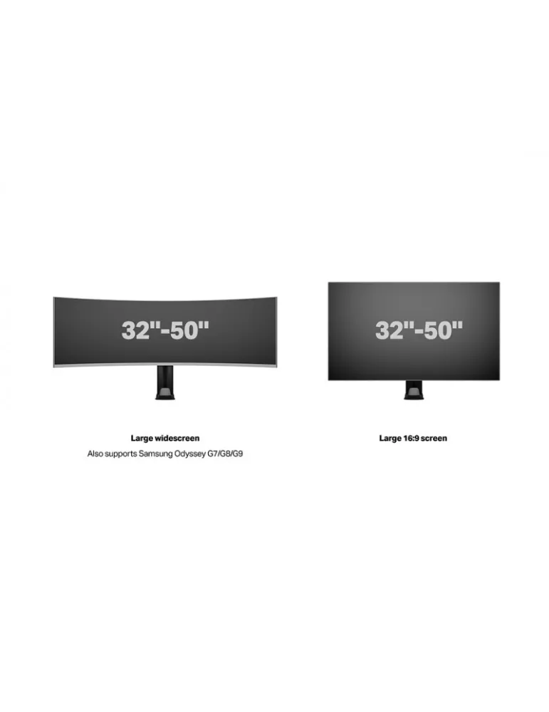 MULTIBRACKETS 3236 Multibrackets Wallmount HD Single - 32 -50  screen VESA Max 100x100 MULTIBRACKETS MUL3236 | MusicGoodDeal