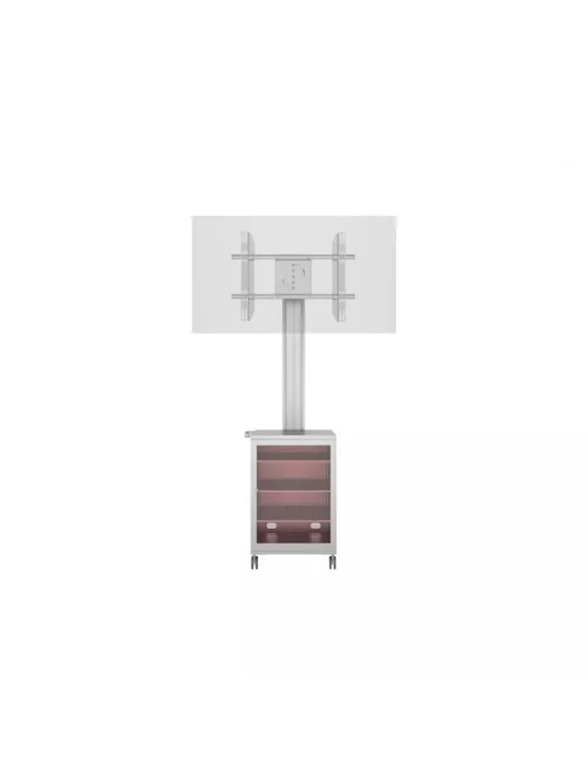MULTIBRACKETS 7754 Support mobile Multibrackets Public Display Stand 180 Dual MediaBox4 Silver - screen 40 -75  VESA 800x400 M
