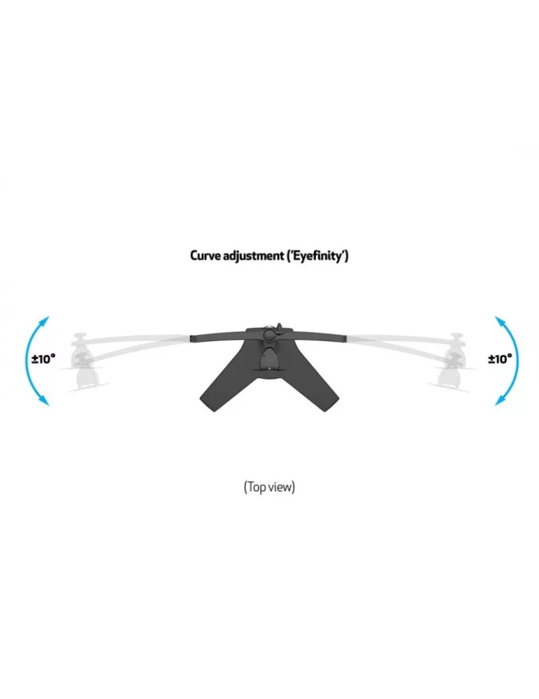 MULTIBRACKETS 4999 Multibrackets table stand VESA Desktopmount Triple Arm - 15  - 24  screen Vesa Max 100x100 MULTIBRACKETS MU