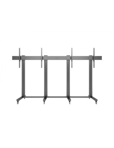 MULTIBRACKETS 3026 Support mobile Multibrackets Public Display Stand 210 Dual Black - 2 écrans 70"-110" VESA Max 1200x900 2