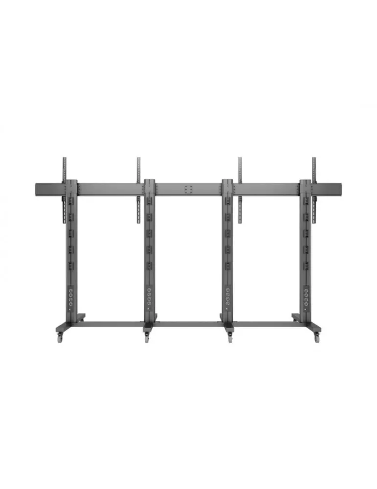 MULTIBRACKETS 3026 Soporte móvil Multibrackets Public Display Stand 210 Dual Negro - 2 pantallas 70 -110  VESA Max 1200x900 MU