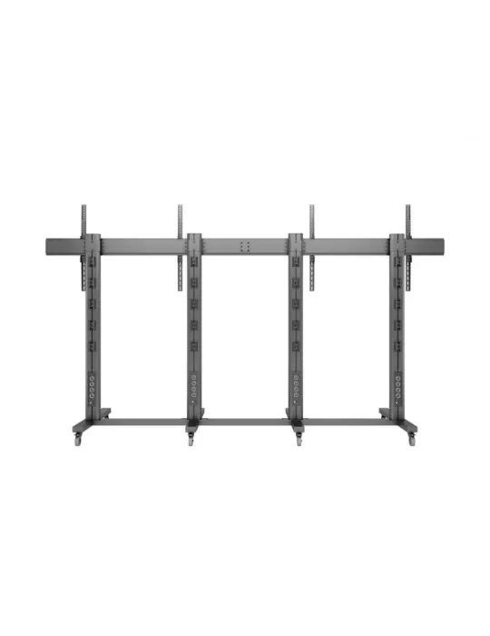 MULTIBRACKETS 3026 Mobiler Ständer Multibrackets Public Display Stand 210 Dual Black - 2 Bildschirme 70 -110  VESA Max 1200x90