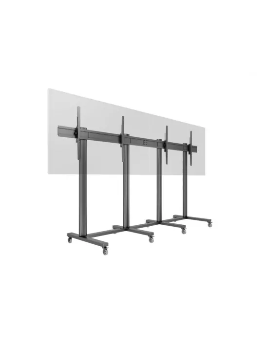 MULTIBRACKETS 3026 Support mobile Multibrackets Public Display Stand 210 Dual Black - 2 screens 70 -110  VESA Max 1200x900 MUL