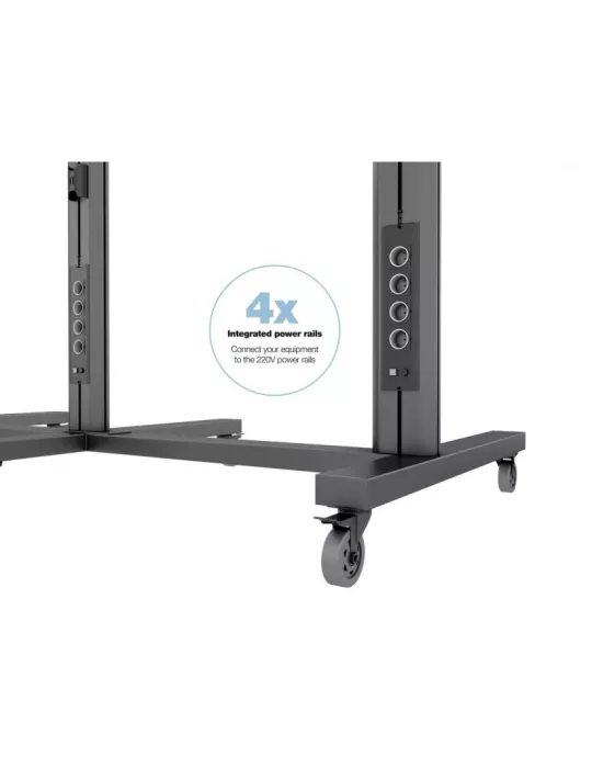 MULTIBRACKETS 3026 Soporte móvil Multibrackets Public Display Stand 210 Dual Negro - 2 pantallas 70 -110  VESA Max 1200x900 MU