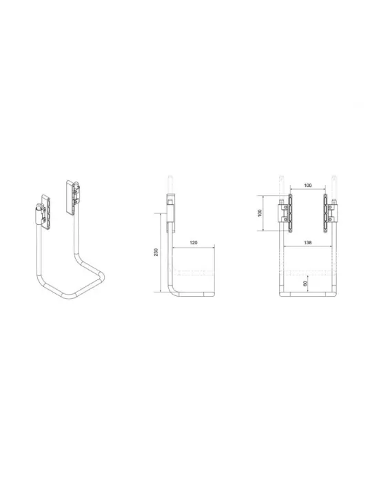 MULTIBRACKETS 2574 Poignée pour support ecran Multibrackets Gas Lift Arm Handle