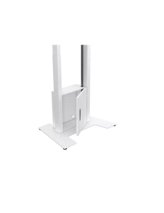 MULTIBRACKETS 8595 Support sol motorisé  FoorBase 120kg Blanc pour écran 42" - 100" charge supportée 120kg Vesa Max 800x400